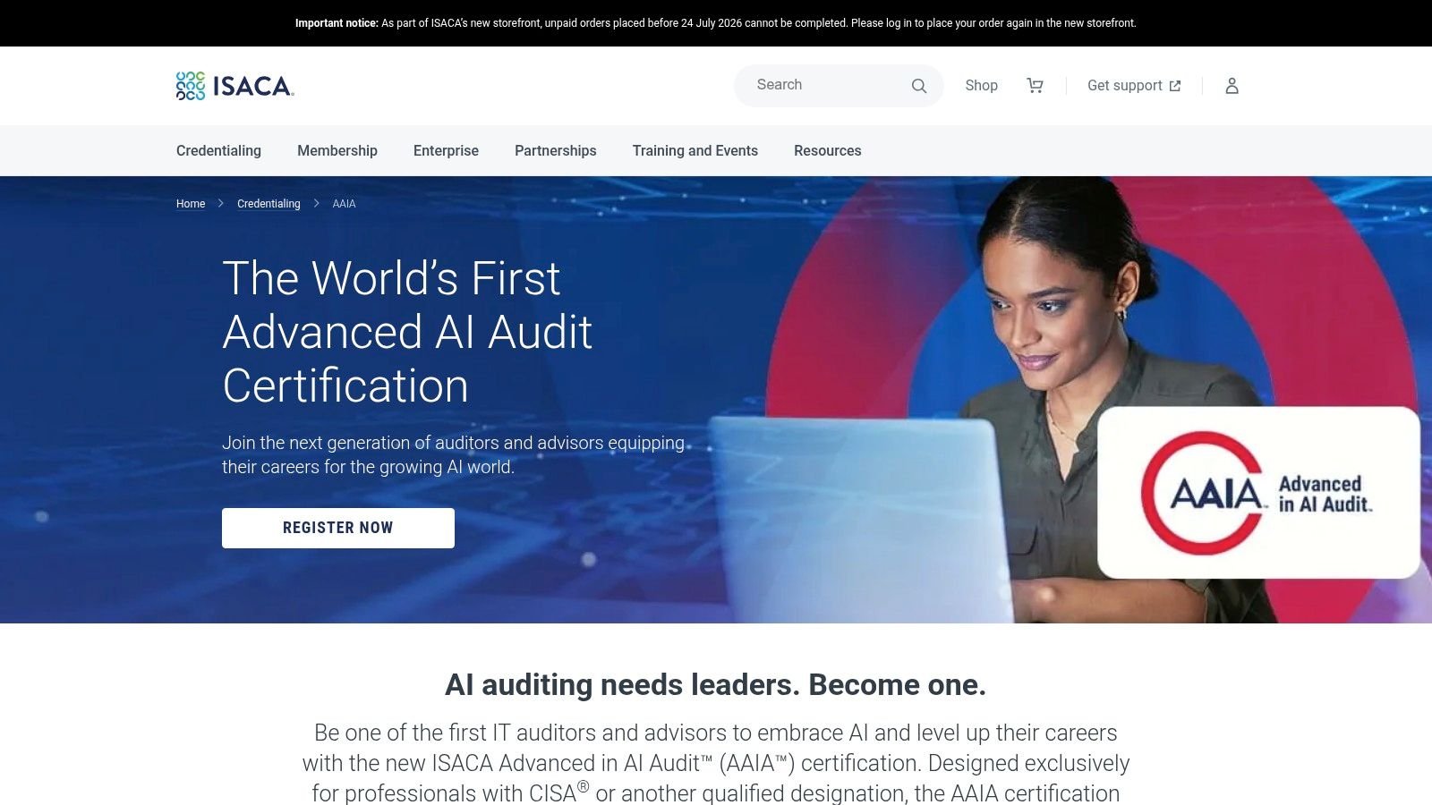 ISACA Advanced in AI Risk (AAIR)
